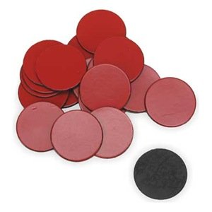 Magnets 25mm Red Pk10